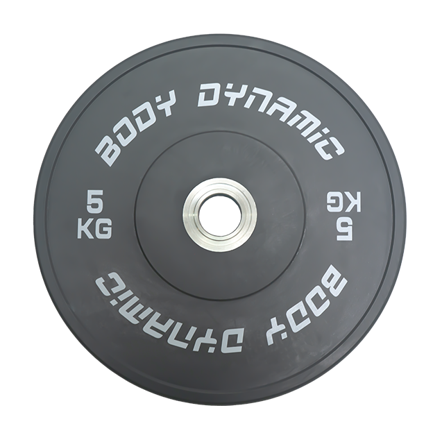  Bodydynamic 包膠競技槓片-5kg (一組兩入)