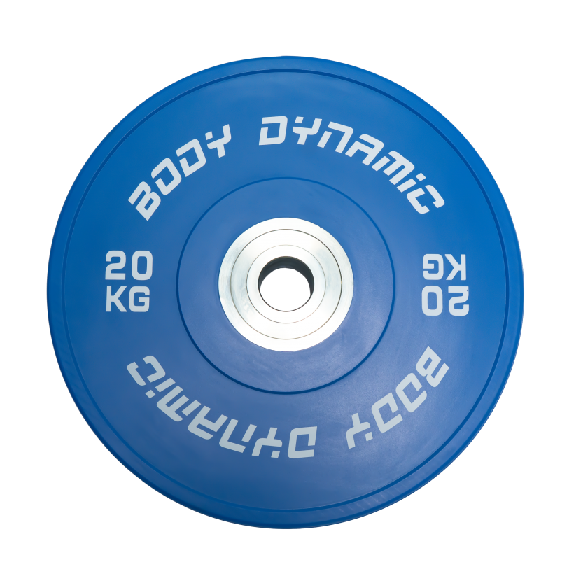  Bodydynamic 包膠競技槓片-20kg (一組兩入)