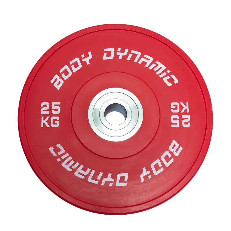  Bodydynamic 包膠競技槓片-25kg (一組兩入)