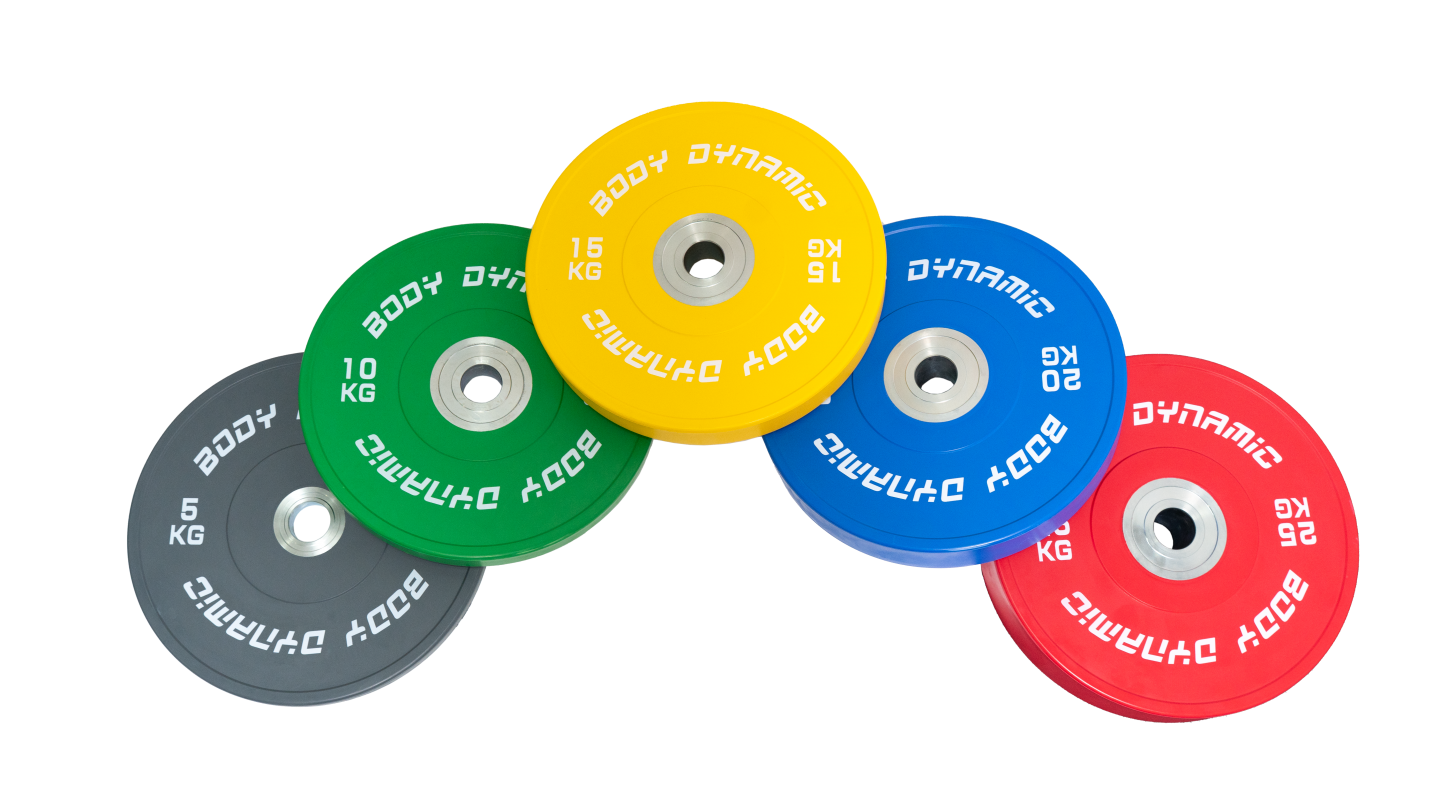 Bodydynamic 包膠競技槓片-10kg (一組兩入)